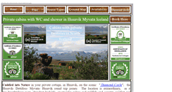 Desktop Screenshot of husavikcottages.com